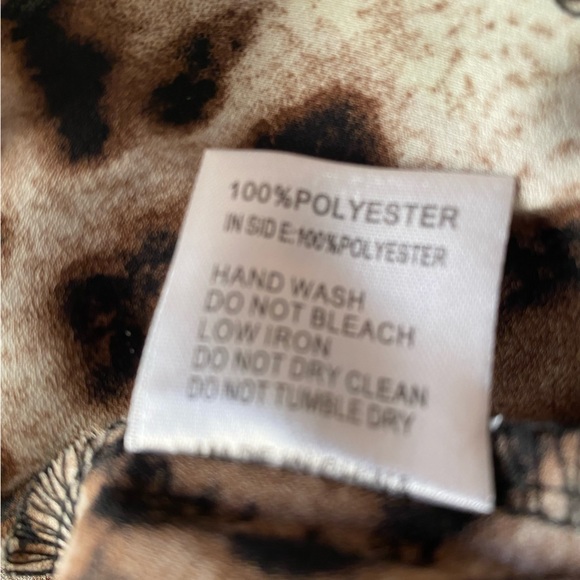 3/12 🌺 leopard and Tequila cami. Size L Vera and Lucy. Animal & black lace - Picture 8 of 9